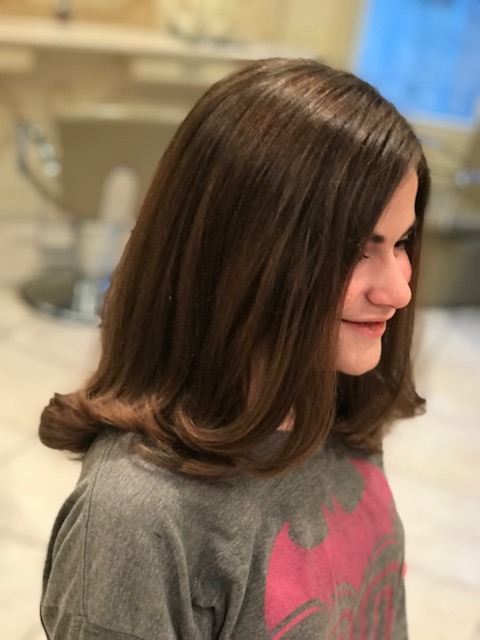 Girls Hair Cut and Style